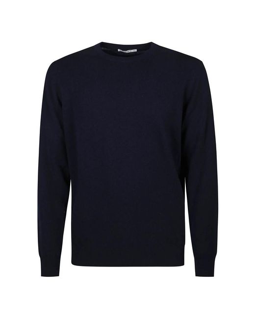 Kangra Feiner Wollpullover Mit Rundhalsausschnitt in Blue für Herren