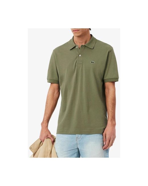 Lacoste Green Polo Shirts for men