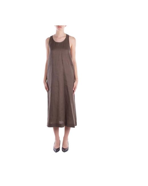 Midi Dresses Max Mara de color Brown