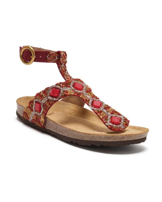 Maliparmi Brown Flat Sandalen