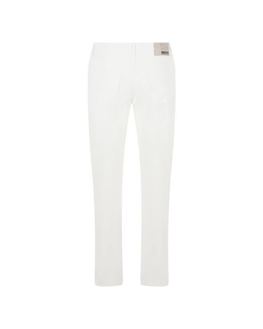 Rrd White Slim-Fit Jeans for men