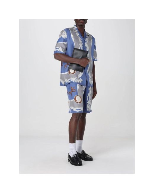 Versace Casual Shorts in het Blue voor heren