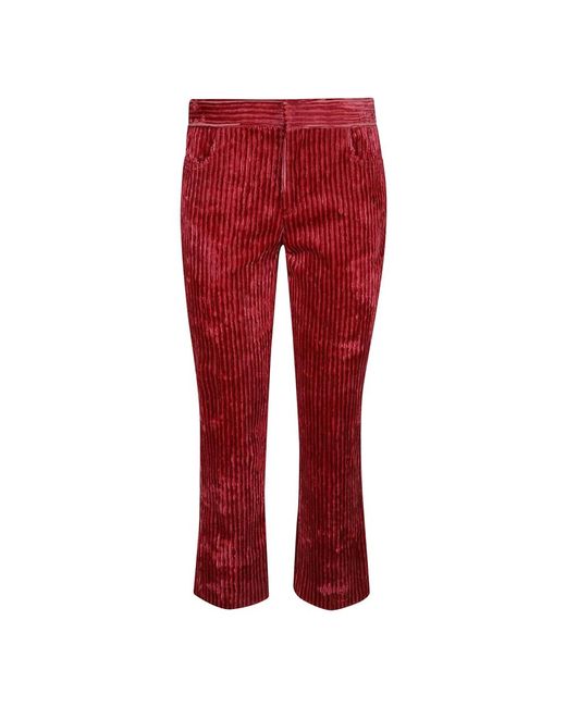 Isabel Marant Red Cropped Trousers