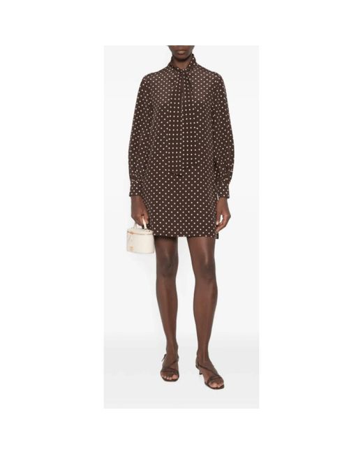 Valentino Brown Short Dresses