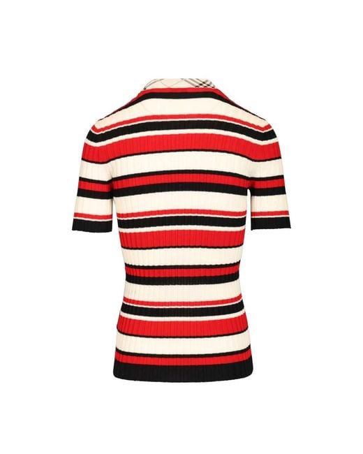 Burberry Red T-Shirts