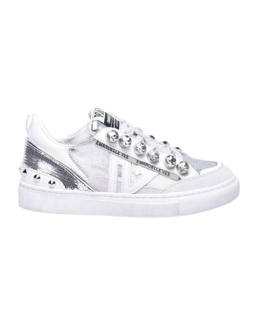 Emanuélle Vee White Sneakers