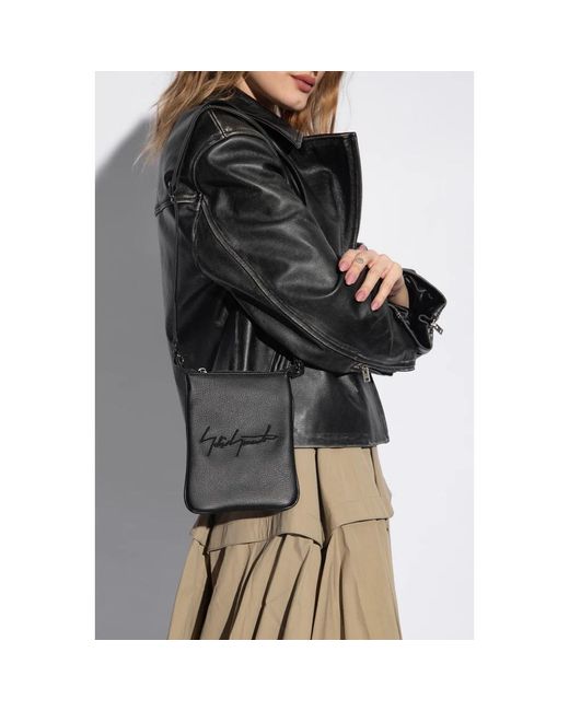 Yohji Yamamoto Black Tasche mit logo