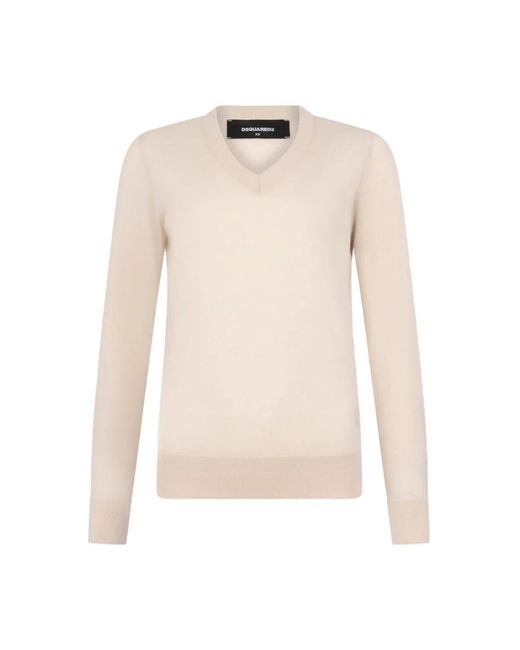 DSquared² Sweaters in het Natural