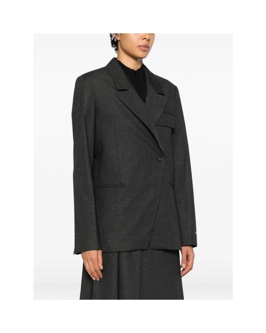 Birgitte Herskind Double-Breasted Blazer in het Black
