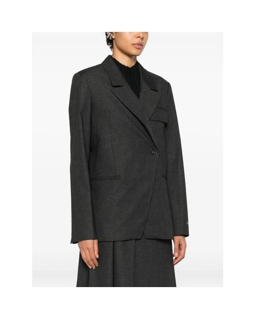 Birgitte Herskind Double-Breasted Blazer in het Black