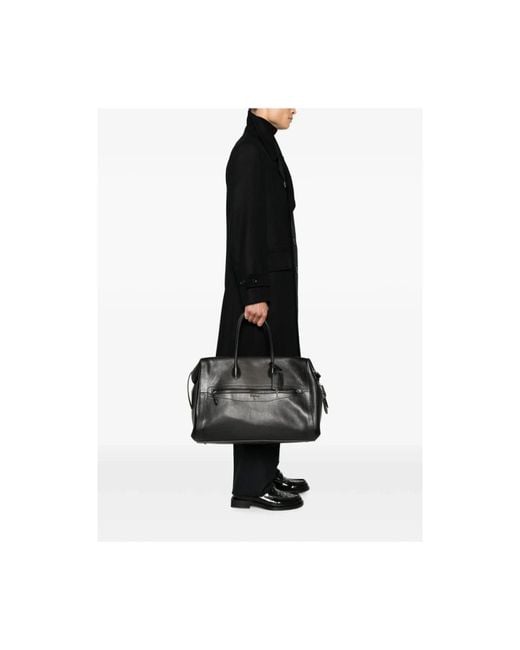 Santoni Black Weekend Bags for men