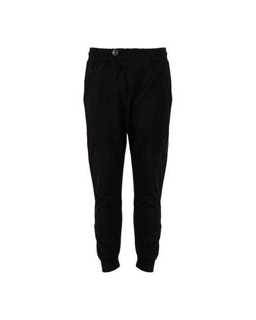 LA HAINE INSIDE US Slim-Fit Trousers in het Black voor heren