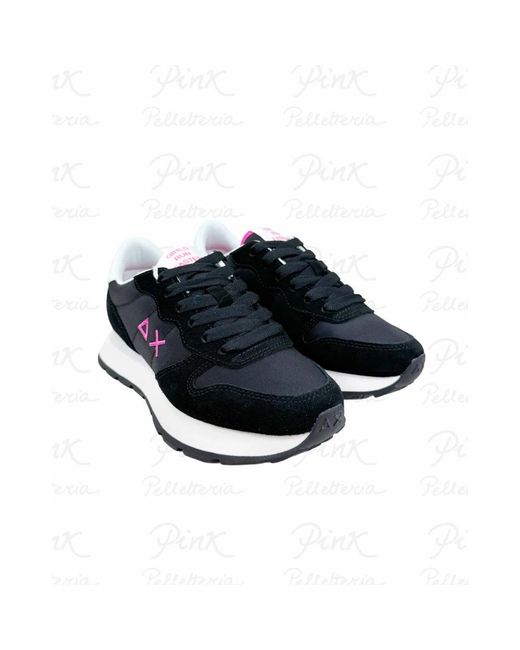 Sun 68 Black Ally Solid Sneaker