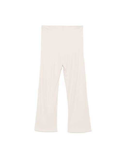 AYA MUSE White Wide Trousers