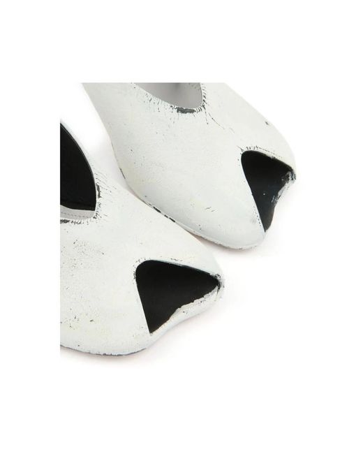 High Heel Sandals MM6 by Maison Martin Margiela de color White