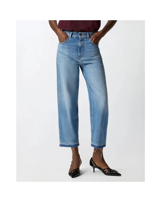 Pinko Blue Cropped Jeans