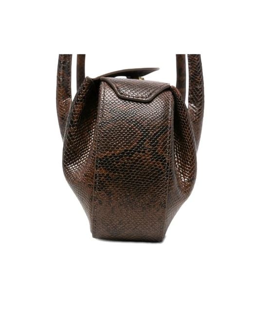 Shoulder Bags Yuzefi de color Brown