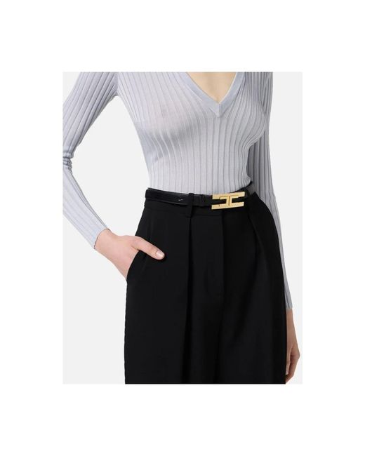 Elisabetta Franchi White Belts