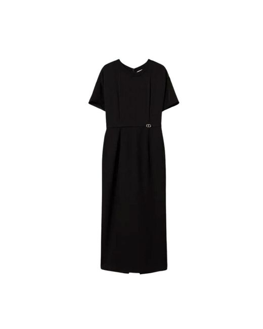 Midi Dresses Twinset de color Black