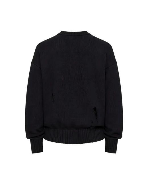 Amiri Black Round-Neck Knitwear for men