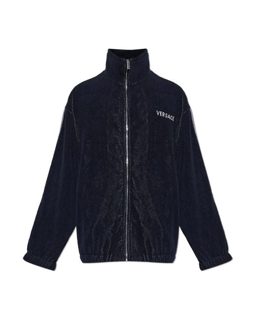 Versace Blue Zip-Throughs