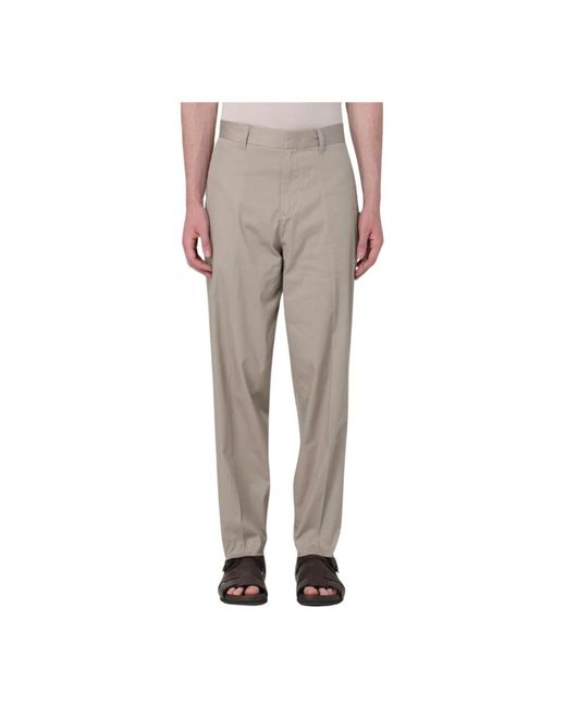 Emporio Armani Gray Suit Trousers for men