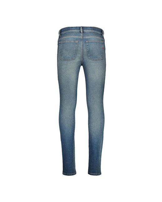 DIESEL Blue Skinny Jeans for men