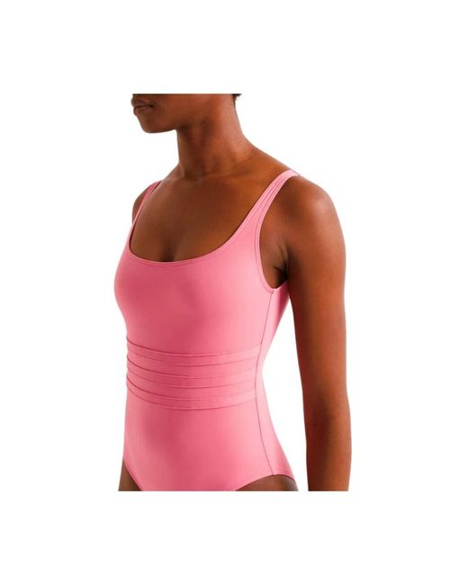 Eres Badmode ,Roze ,Grafische Taille Badpak in het Pink
