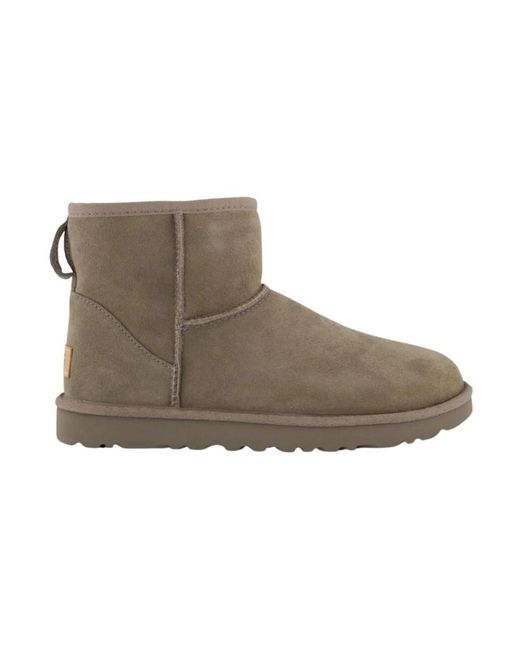 Ugg Schoenen ,Grijs ,Nylon Classic Mini Ii Laarzen Smoke Plume in het Gray