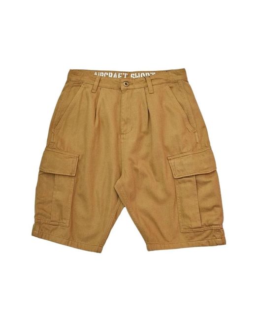 Alpha Industries Natural Casual Shorts for men