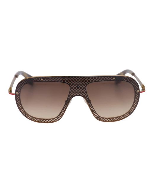 Christian Louboutin Brown Sunglasses