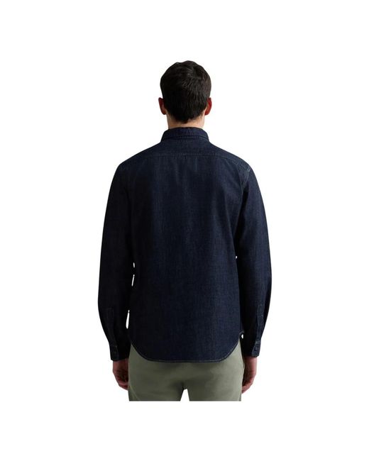 Replay Hemden in het Blue voor heren