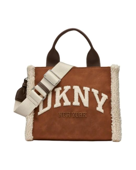 Tote Bags di DKNY in Brown