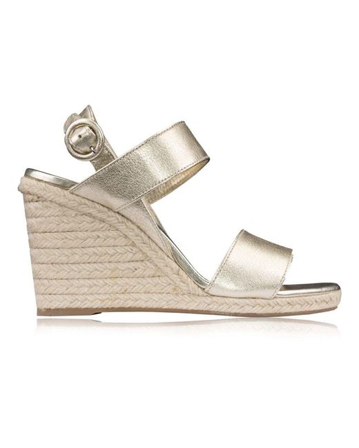 Prada Metallic Wedges