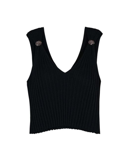 Ba&sh Black V-Neck Knitwear