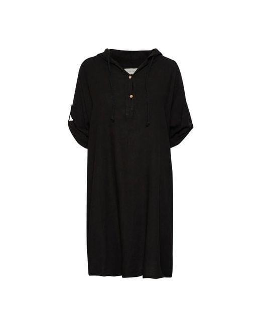 Cream Black Short Dresses