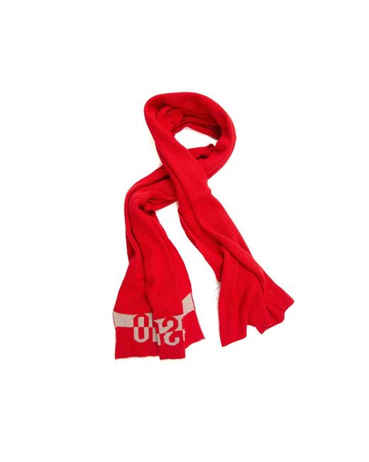 Moschino Red Winter Scarves