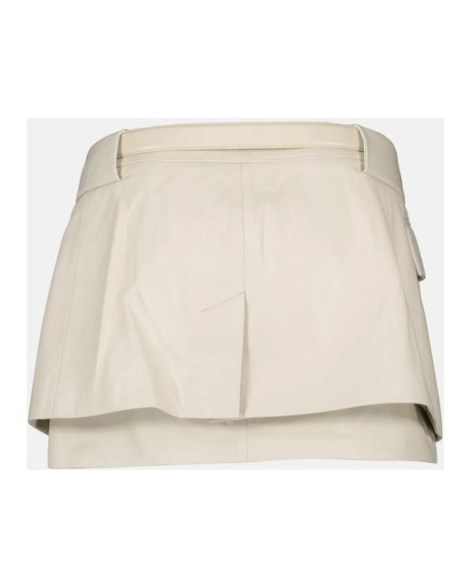 Leather Skirts IRO de color Natural