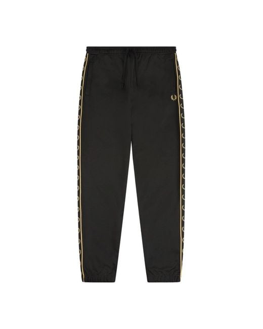 Fred Perry Black Sweatpants for men