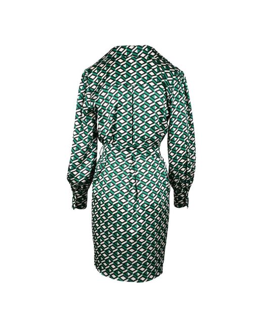 Think! Green Shirt Dresses