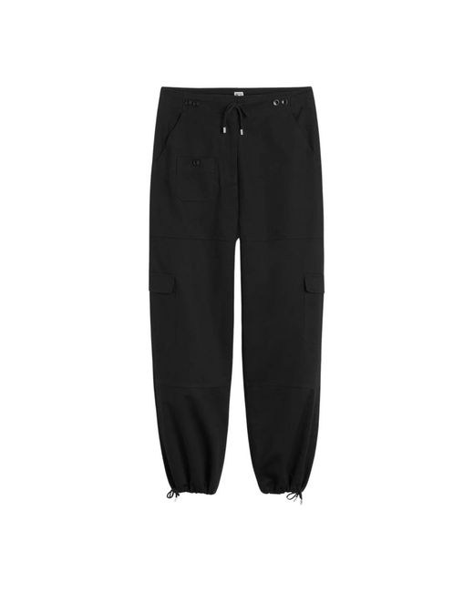 Pantaloni cargo neri di Totême  in Black