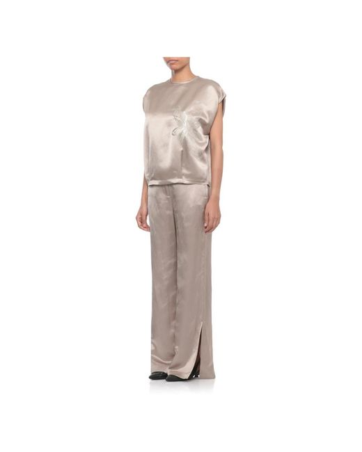 Blouses Panicale de color Natural