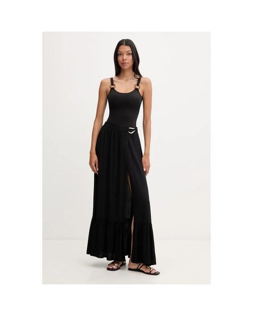 Guess Vera Maxi Rok in het Black