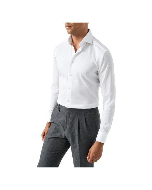 Eton of Sweden White Formal Shirts for men
