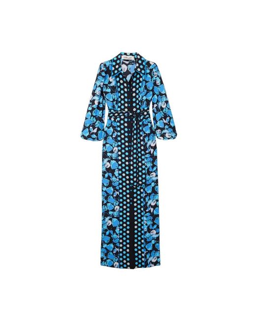 Diane von Furstenberg Blue Maxi Dresses