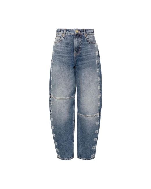 Ganni Blue Loose-Fit Jeans