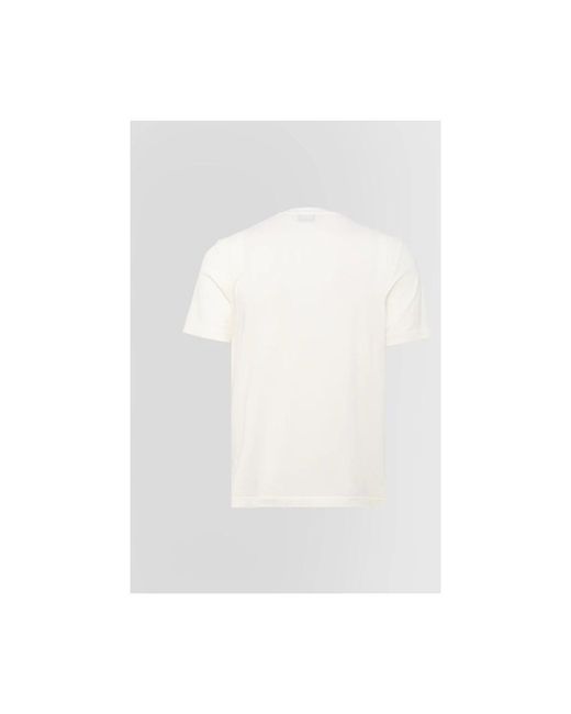 Alpha Studio White T-Shirts for men