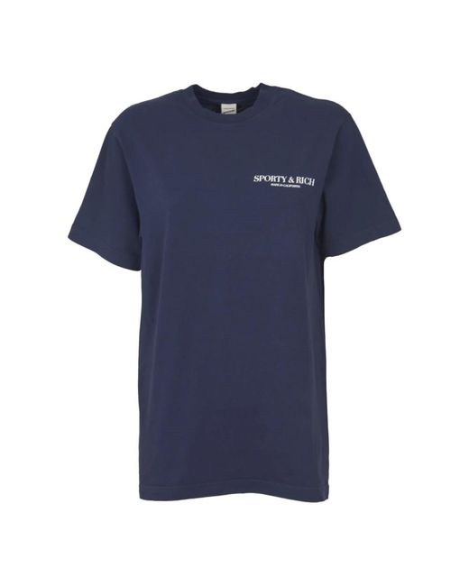 Sporty & Rich Blue T-Shirts for men