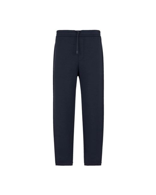 Emporio Armani Blue Sweatpants for men