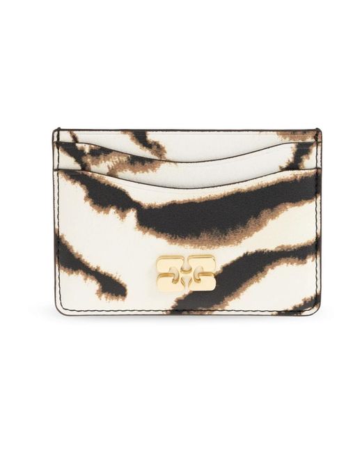 Wallets & Cardholders di Ganni in Metallic